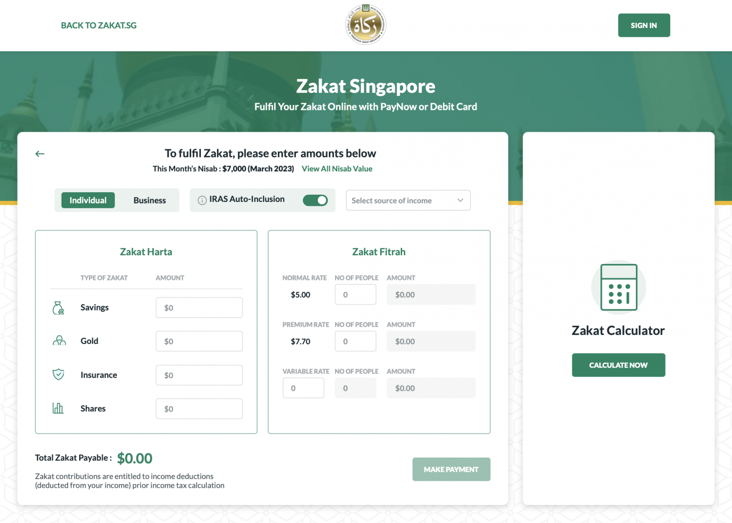 Zakat MUIS